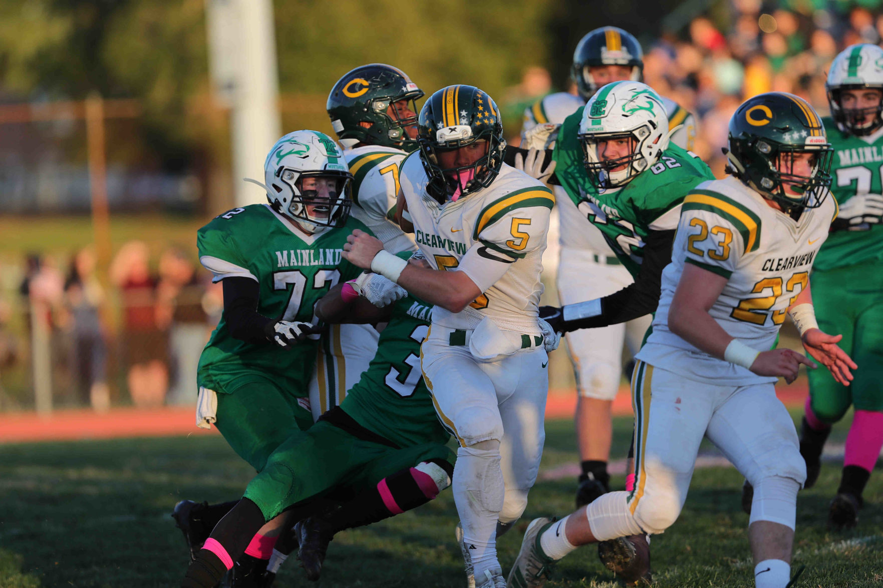 Mainland vs Clearview Football
